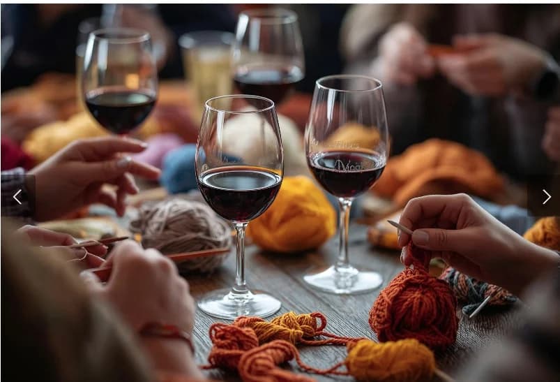 Sip & Stitch in the Vineyards