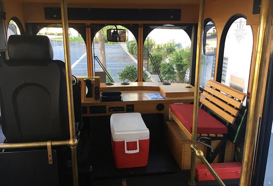 34 Passenger Livermore Wine Trolley detail 2