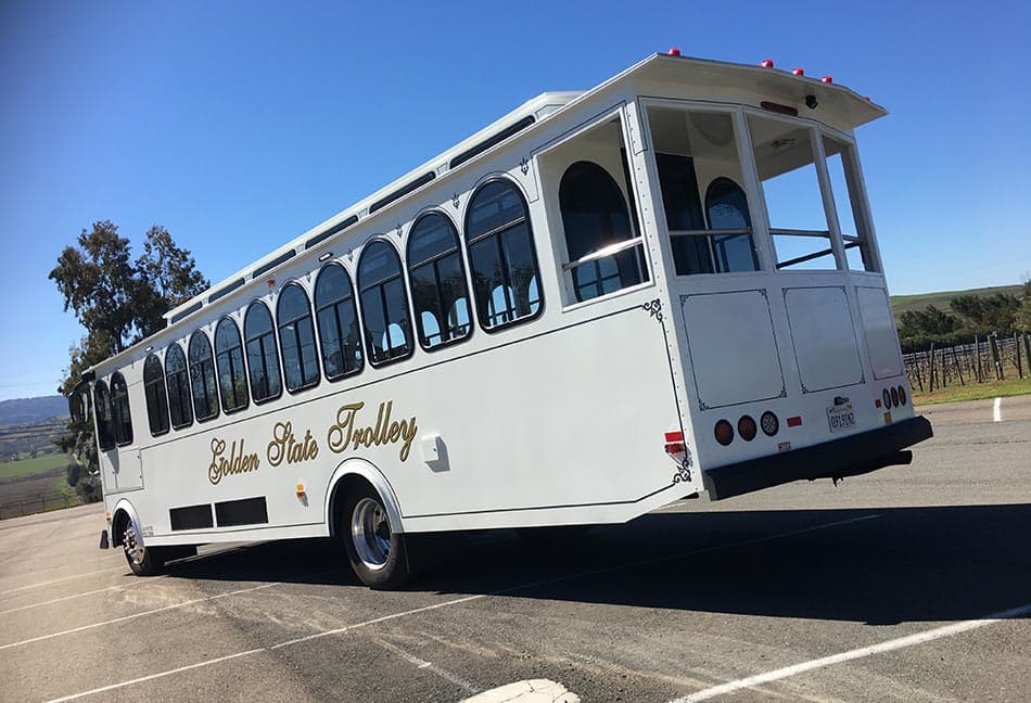 26 Passenger Golden State Trolley (White) detail 1
